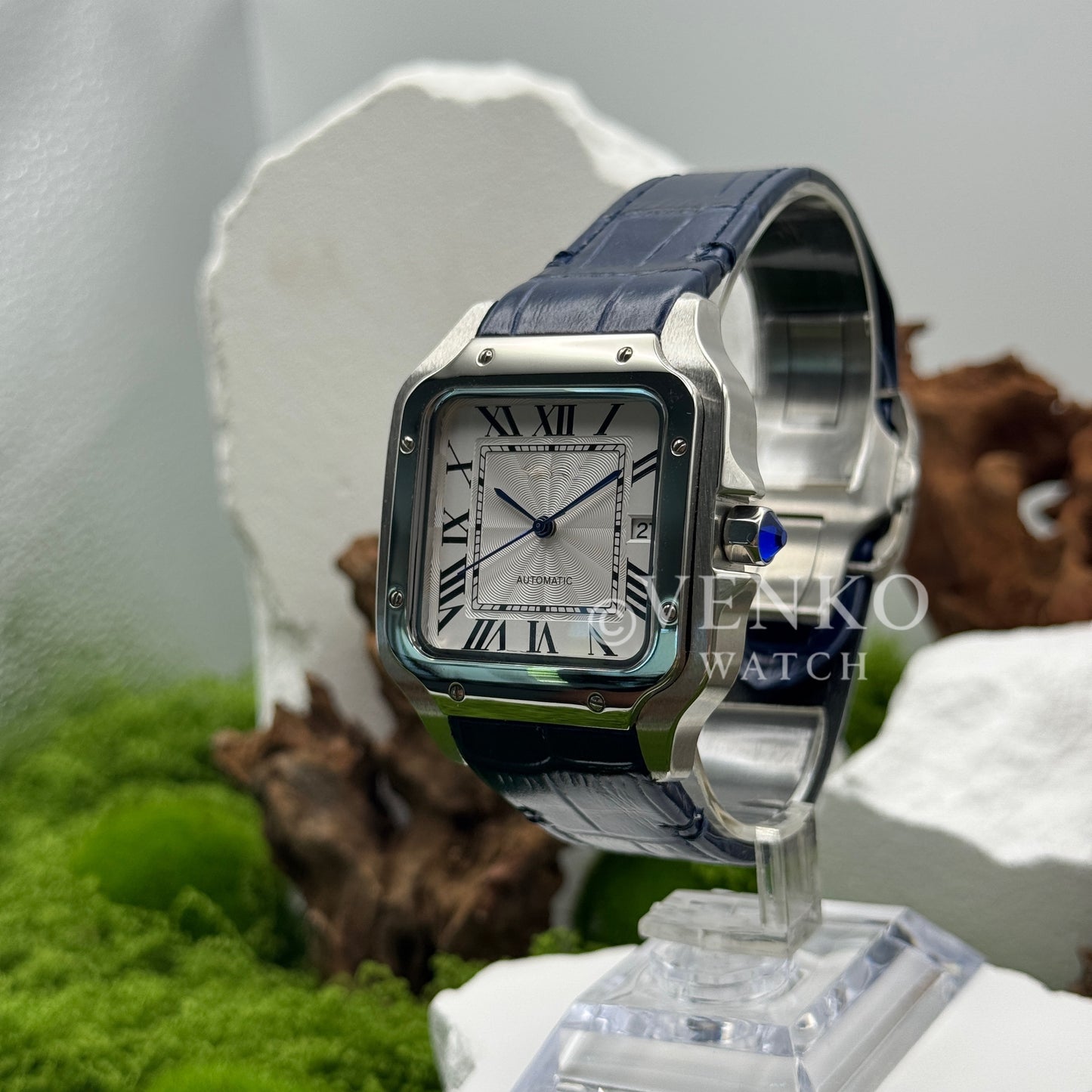 Venkantos | White Blue Lether