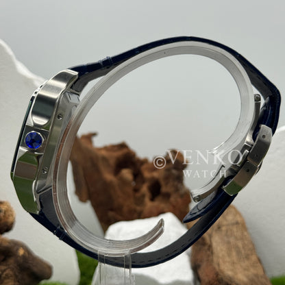 Venkantos | White Blue Lether