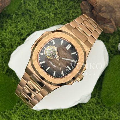 Venkilus | Rose Gold Chocolate Open Heart