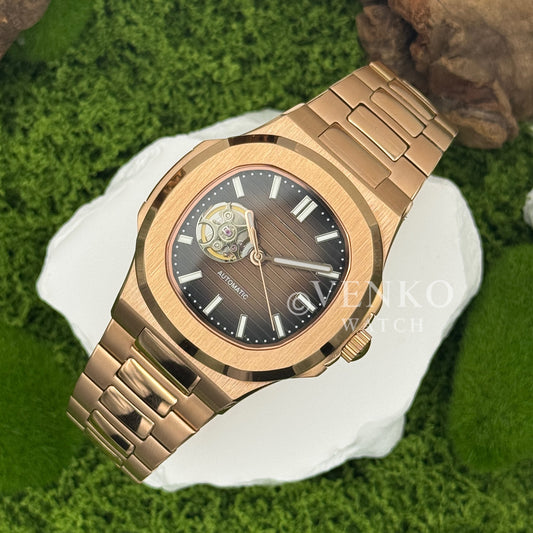 Venkilus | Rose Gold Chocolate Open Heart